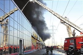 罗马尼亚最大华商市场失火 两大型商厦已基本烧毁
